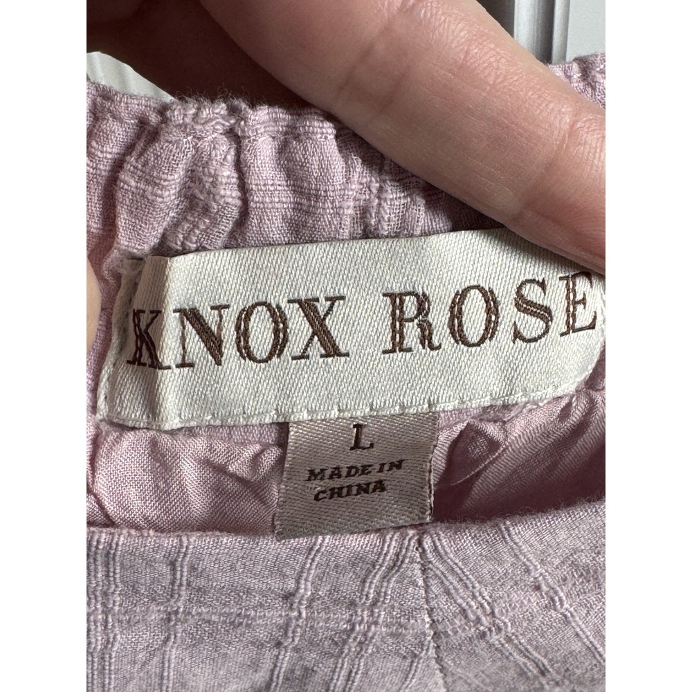 Knox Rose Large Lavender Maxi Dress Textured Lined Adjustable Strap - Picture 5 of 5